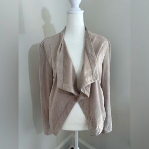 BB Dakota Light Pink Faux Suede Jacket